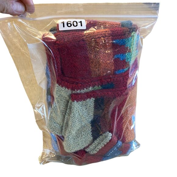 Northern Isles Sweater Vest Womens XL Multi Striped Acrylic V Neck Button Front - Picture 15 of 15